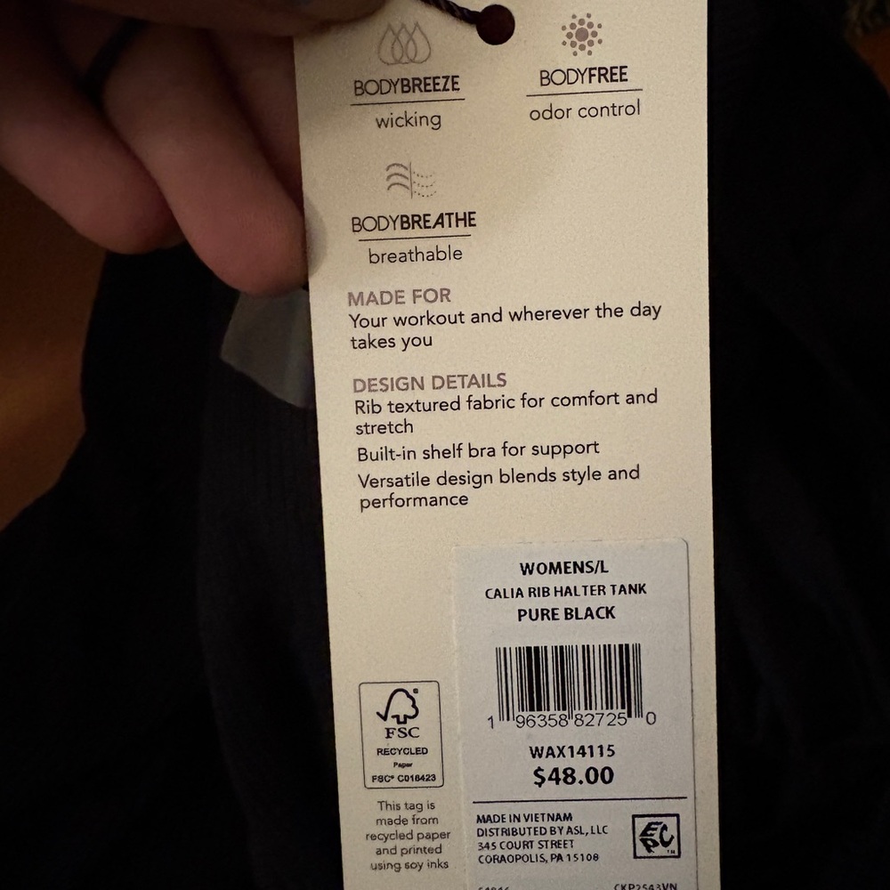 NWT Calia Rib Halter Tank - Picture 8 of 8
